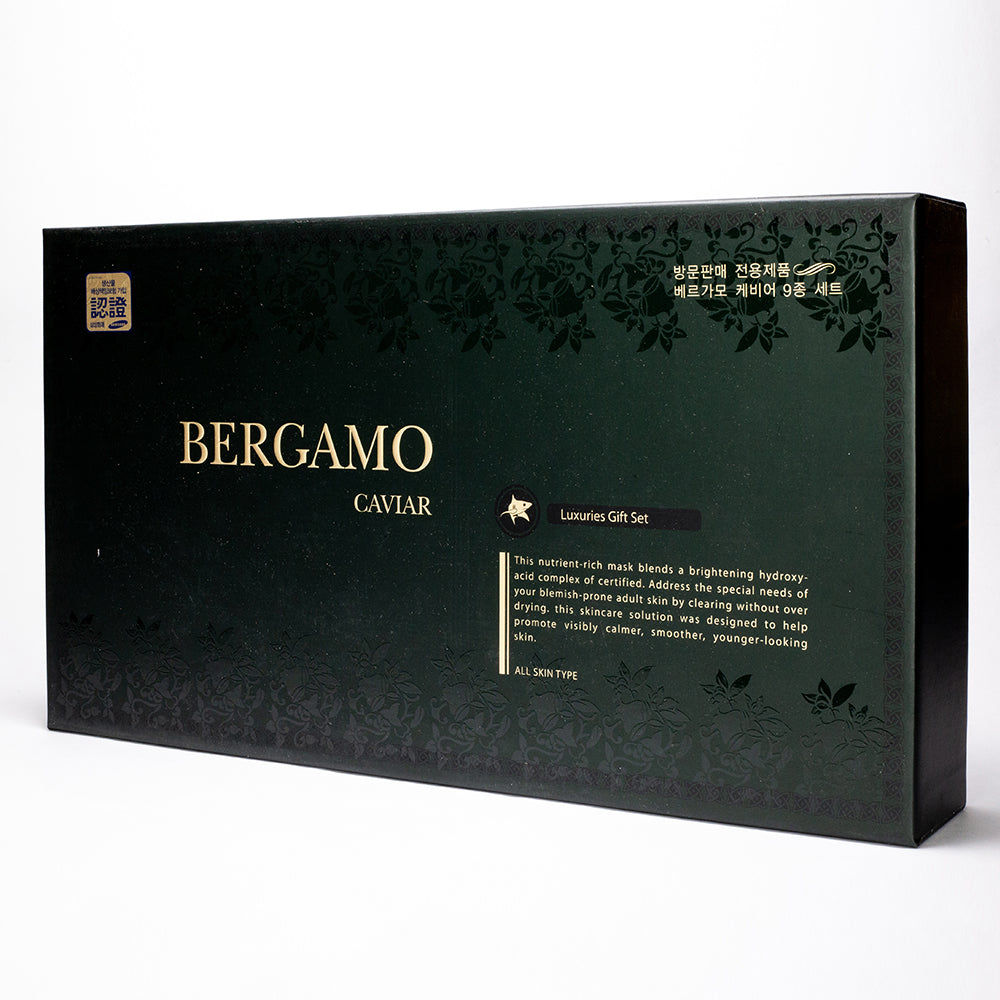 BERGAMO CAVIAR LUXUS-HAUTPFLEGESET 8 