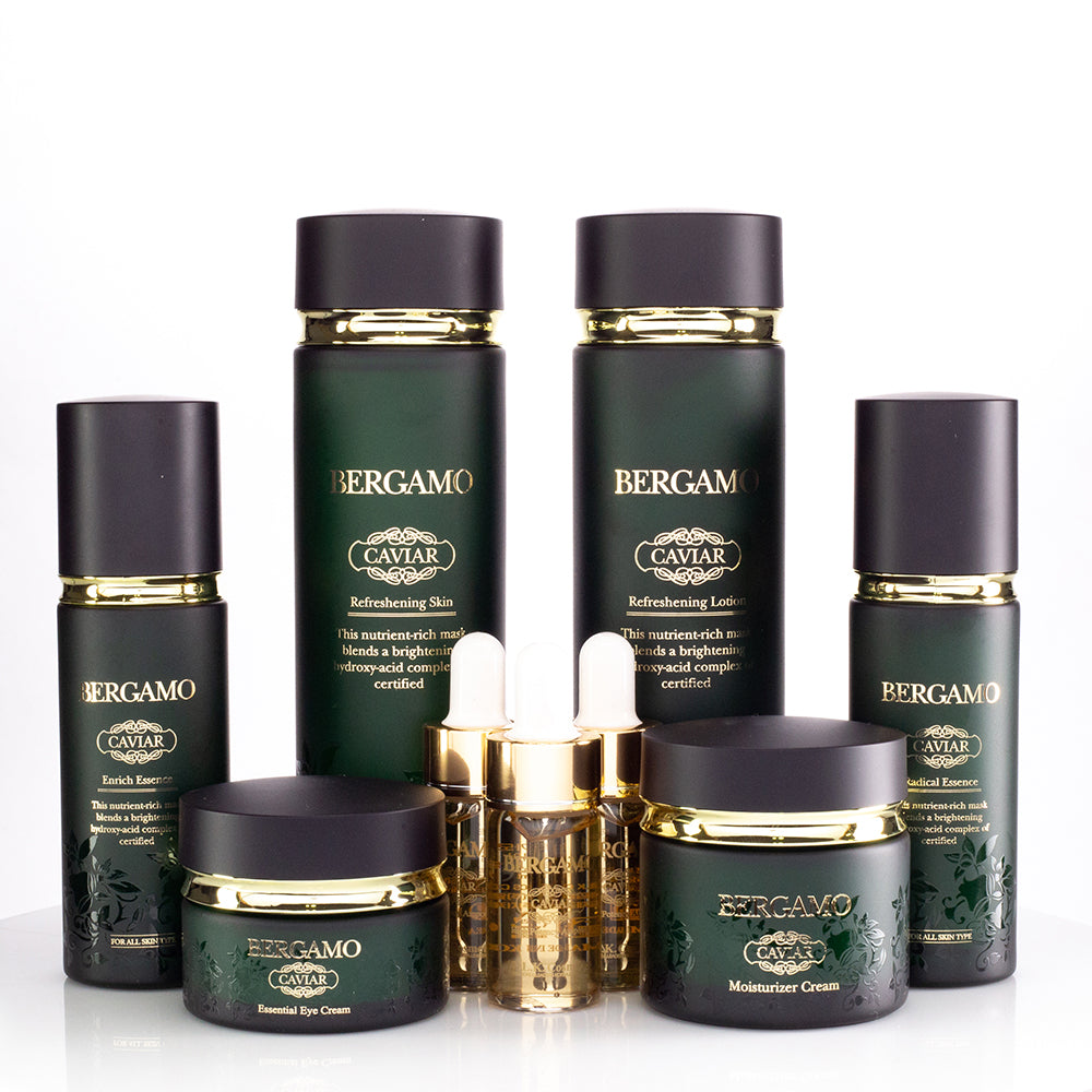 BERGAMO CAVIAR LUXUS-HAUTPFLEGESET 9 