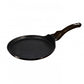 Berlinger Haus Metallic Line Shiny Black Edition Pfannkuchenpfanne, 28 cm, Schutzhülle gratis