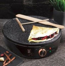 Black Rose elektrischer Crêpes-Maker mit dreischichtiger Marmorbeschichtung