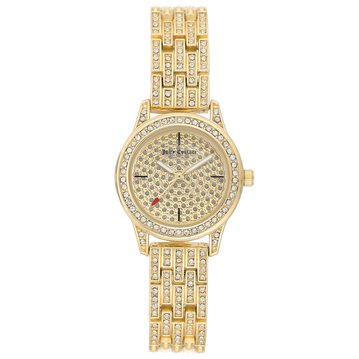 Steel Uhr mit weißem Emporia® Kristall 1 
