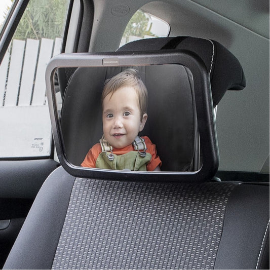 Rücksitzspiegel zur Überwachung des Babys während der Fahrt, bruchsicher, 360-Grad-verstellbar