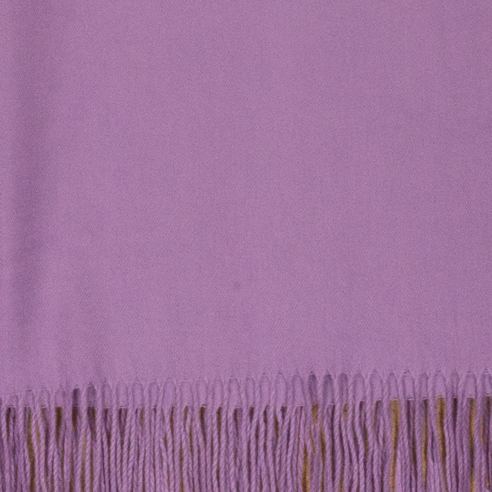 100% Pashmina Kaschmir Schal, 70 cm x 170 cm, superweich, einfarbig zartlila 3 