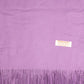 100% Pashmina Kaschmir Schal, 70 cm x 170 cm, superweich, einfarbig zartlila