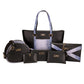 Emporia 6-teiliges Taschenset, schwarz