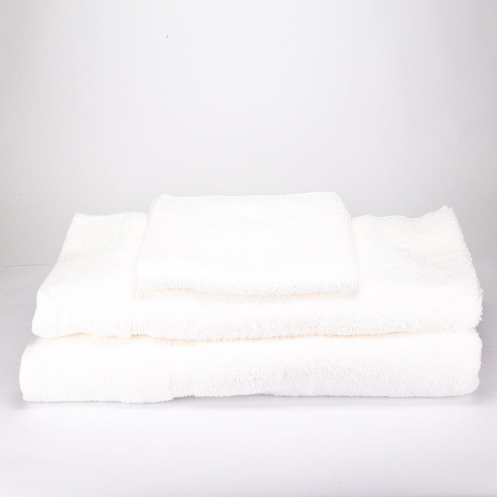 3+3+1 Übergroßes Badetuch-Geschenkset mit Handtüchern aus 100% Mikrobaumwolle, 500 GSM, schneeweiß 8 