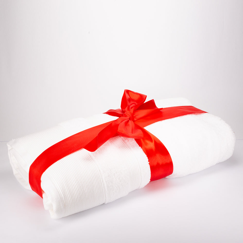 3+3+1 Übergroßes Badetuch-Geschenkset mit Handtüchern aus 100% Mikrobaumwolle, 500 GSM, schneeweiß 12 