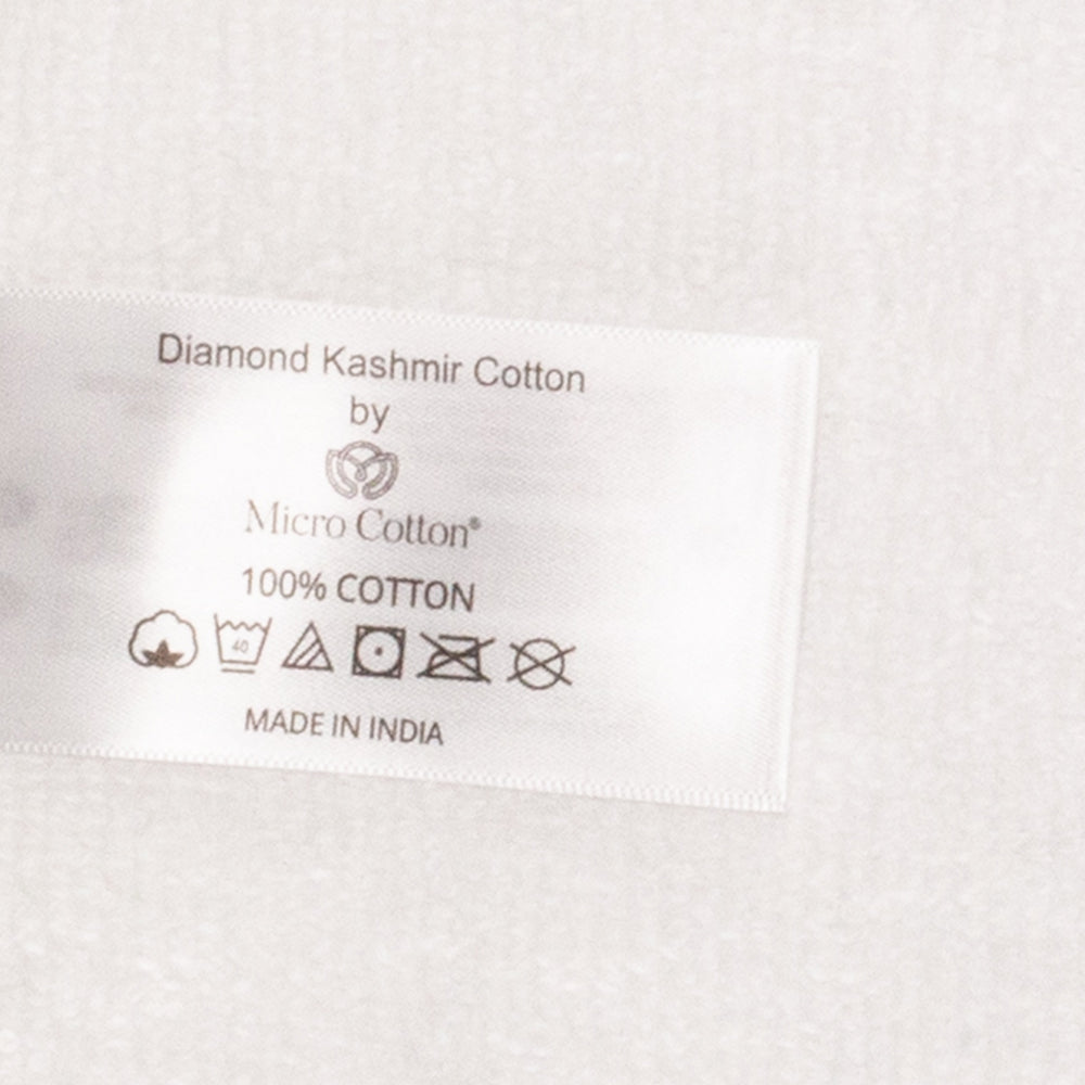 3+3+1 Übergroßes Badetuch-Geschenkset mit Handtüchern aus 100% Mikrobaumwolle, 500 GSM, schneeweiß 3 