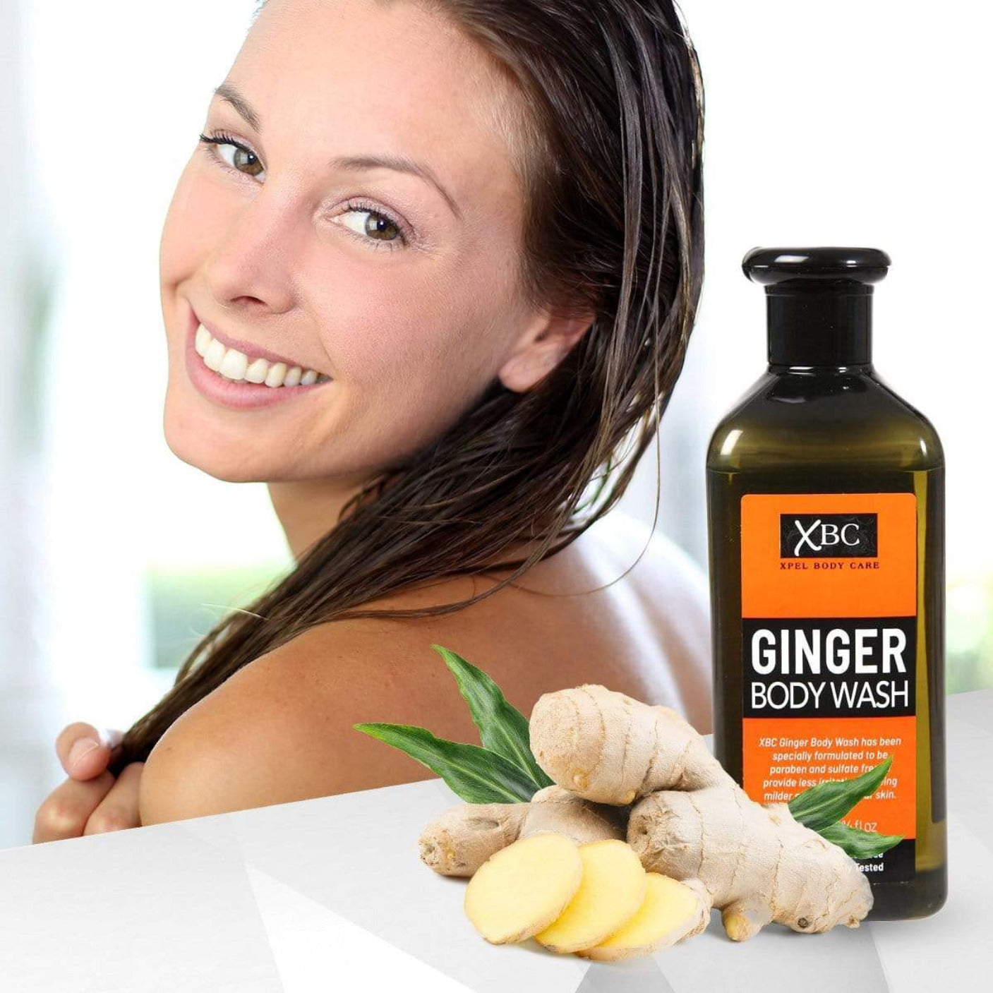 Erfrischendes Duschbad mit Ingwer, für Körper und Haare, 400 ml 2 