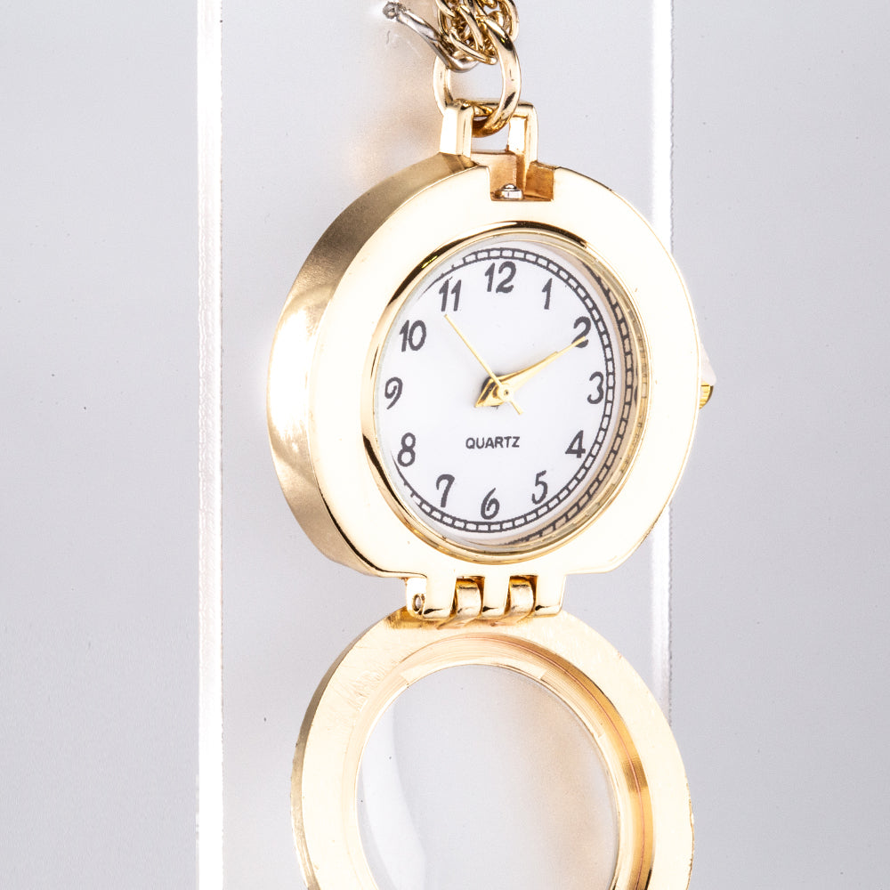 2-teiliges Set mit Halskette und Uhrenanhänger mit Lupe + 14-teiliges Set mit Halsketten und Armbändern als GESCHENK 2 