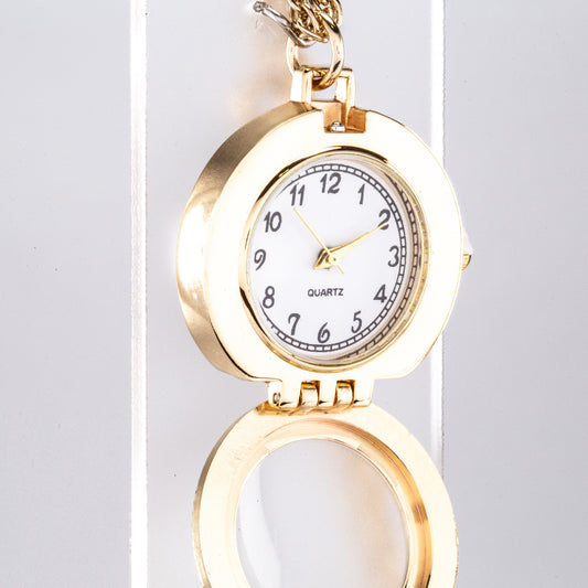 2-teiliges Set mit Halskette und Uhrenanhänger mit Lupe + 14-teiliges Set mit Halsketten und Armbändern als GESCHENK