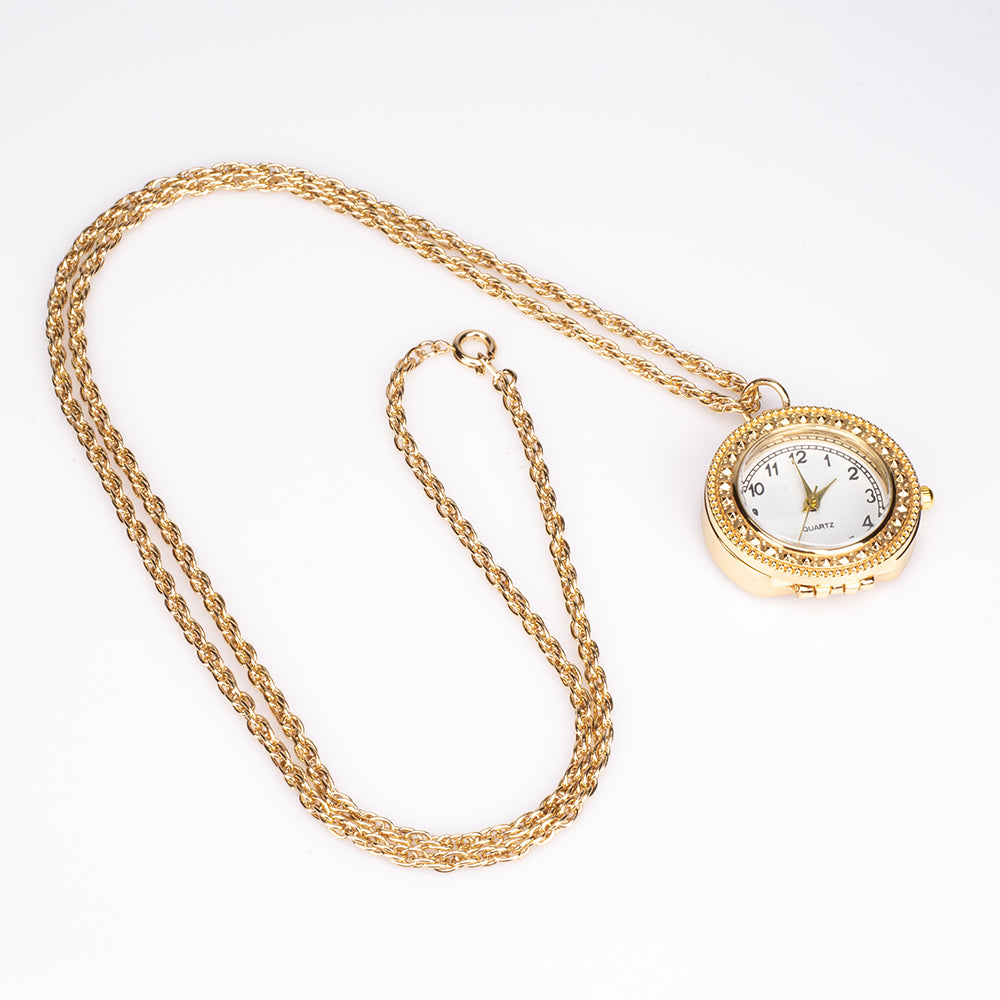 2-teiliges Set mit Halskette und Uhrenanhänger mit Lupe + 14-teiliges Set mit Halsketten und Armbändern als GESCHENK