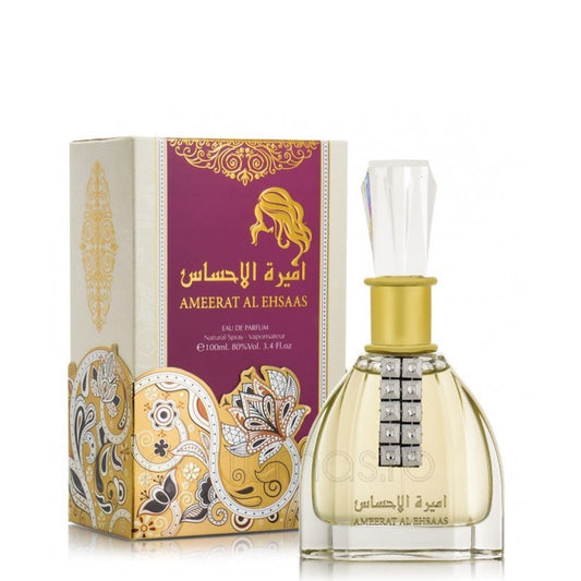 100 ml Eau de Perfume Ameerat Al Ehsaas Spicy Fruity Fragrance for Women