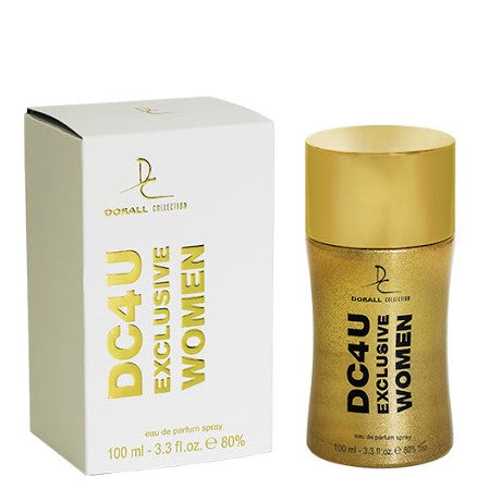 100 ml EDT 'DC 4 U' Exclusive Woody Musky Fragrance for Women (Top notes: Passion fruit, rum | Middle notes: Gardenia | Base notes: Woody notes, Vanilla, Tonka Bean, Musk)