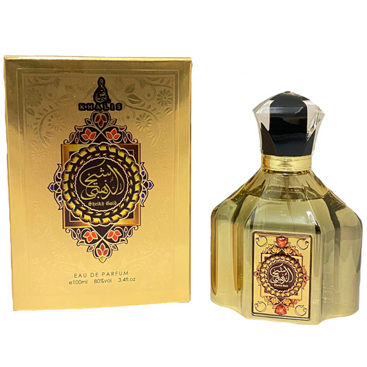 100 ml Eau de Parfum Sheikh Gold Orientalischer würziger Vanille und Sandelholzduft für Männer