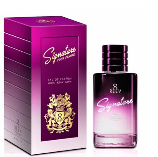 100 ml Eau de Parfum Signature Purple Moschusholz und Vanilleduft für Frauen