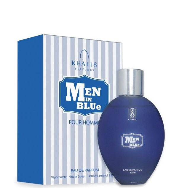 100 ml Eau de Parfum Men In Blue Zeder- und Amberduft für Männer 1 
