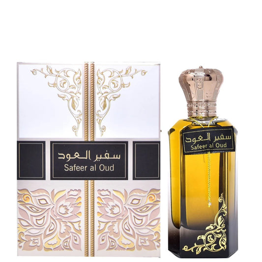 100 ml Eau de Parfum Safeer Al Oud Würziger Moschusduft für Männer und Frauen