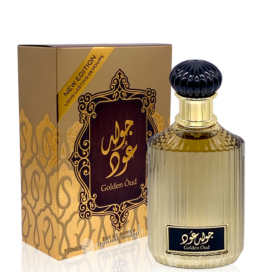 100 ml Eau de Parfum Golden Oud Würziger holziger Duft für Männer und Frauen