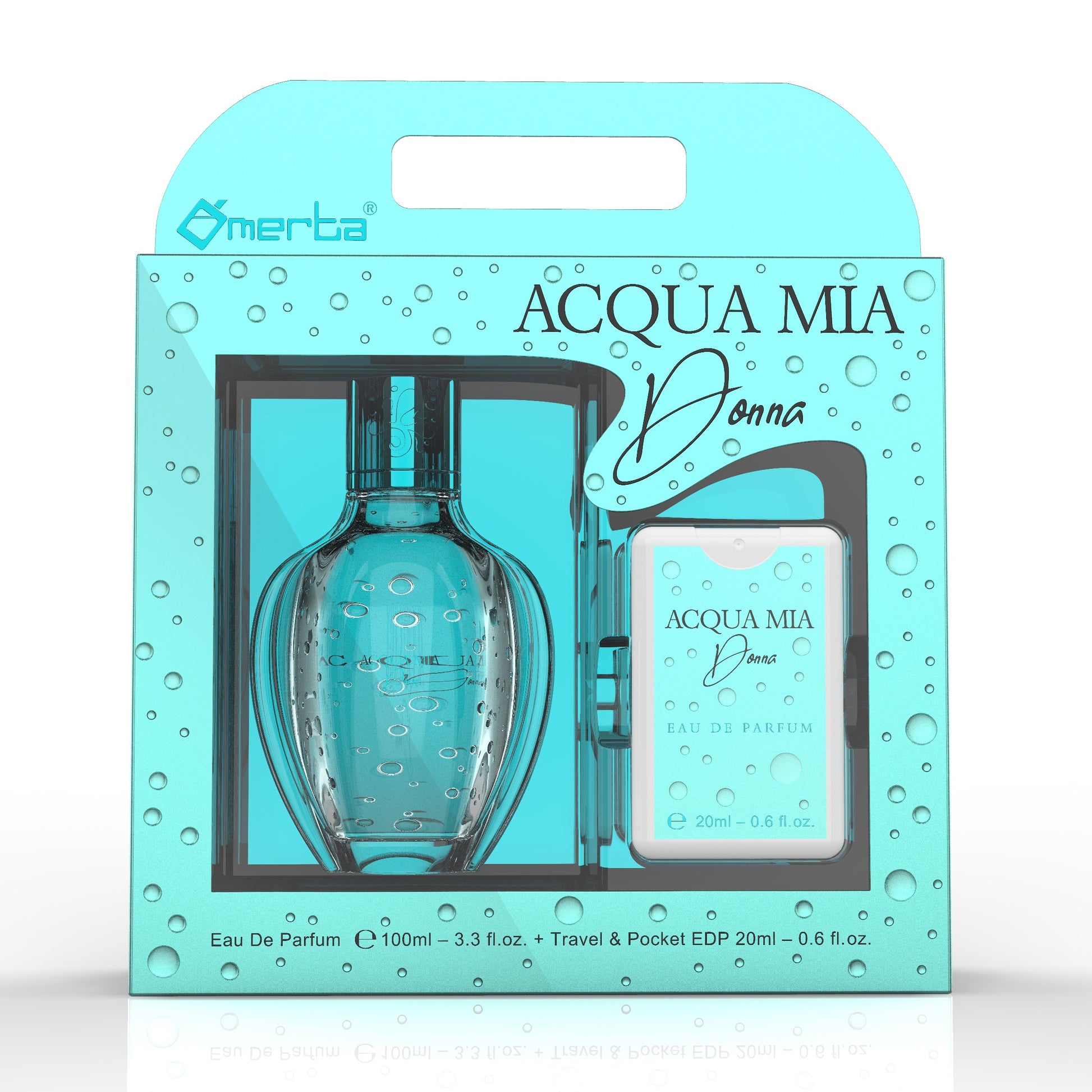 100 ml + 20 ml Eau de Parfum "ACQUA MIA DONNA" Floraler fruchtiger Duft für Frauen 1 
