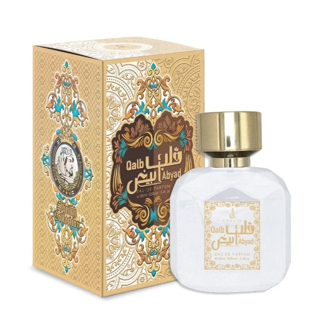 100 ml Eau de Parfum QALB ABYAD Süßer fruchtiger holziger Duft für Frauen