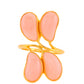 Goldplattierter Silberring mit rosafarbenem Opal