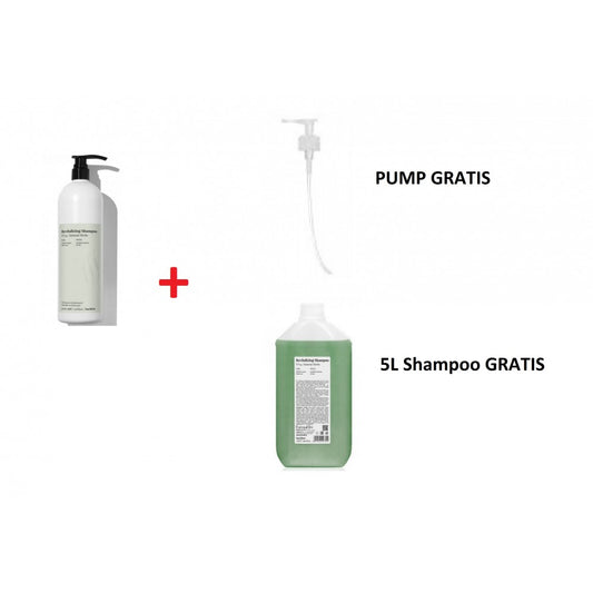 Backbar Revitalisierendes Shampoo n°04 - Natürliche Kräuter 1000 ml + 5 Liter Nachfüllpackung als GESCHENK