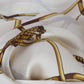 100% Real Silk Scarf, 90 cm x 180 cm, Cream, 100% Silk
