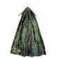 100% Real Silk Scarf, 90 cm x 180 cm, Green, 100% Silk