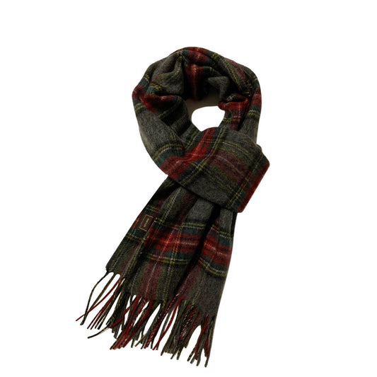 100% Wool Scarf, 30 cm x 165 cm, Burgundy, 100% Wool