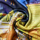 Silk Scarf, 70 cm x 180 cm, Van Gogh - Terrace At Night, 50% Silk 50% Viscose