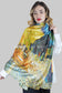 Silk Scarf, 70 cm x 180 cm, Van Gogh - Terrace At Night, 50% Silk 50% Viscose