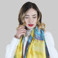 Silk Scarf, 70 cm x 180 cm, Van Gogh - Terrace At Night, 50% Silk 50% Viscose