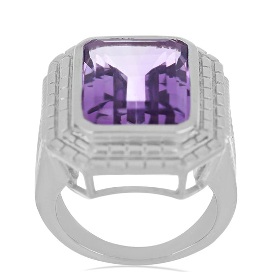 Silberring mit Amethyst aus Vera Cruz