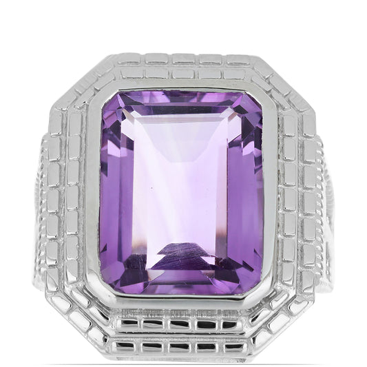 Silberring mit Amethyst aus Vera Cruz