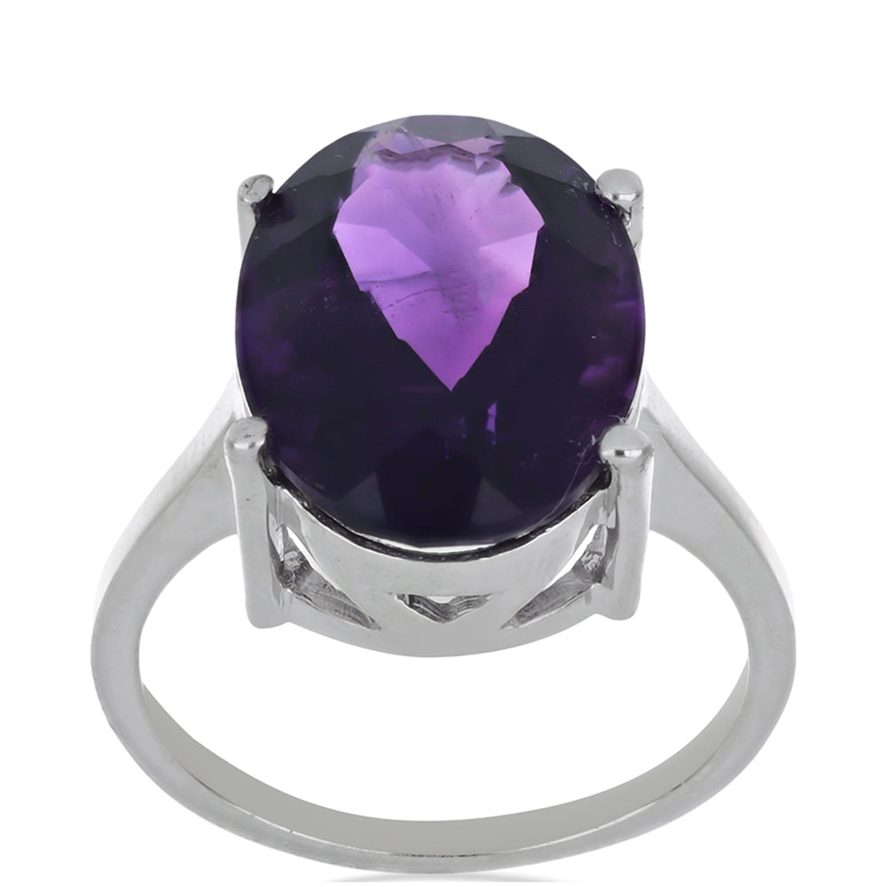 Silberring mit marokkanischem Amethyst 4 