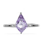 Silberring mit Rose De France Amethyst