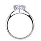 Silberring mit Rose De France Amethyst