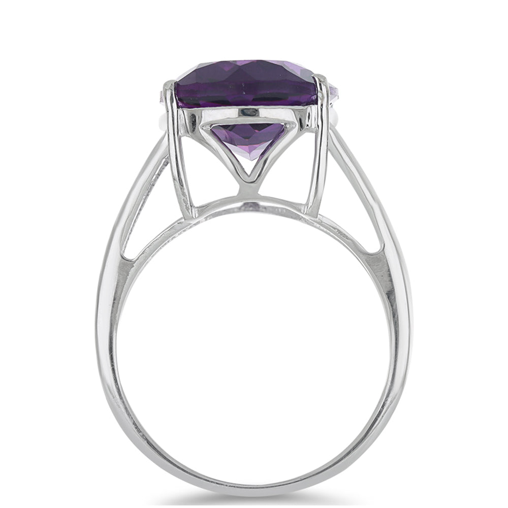 Silberring mit marokkanischem Amethyst 2 