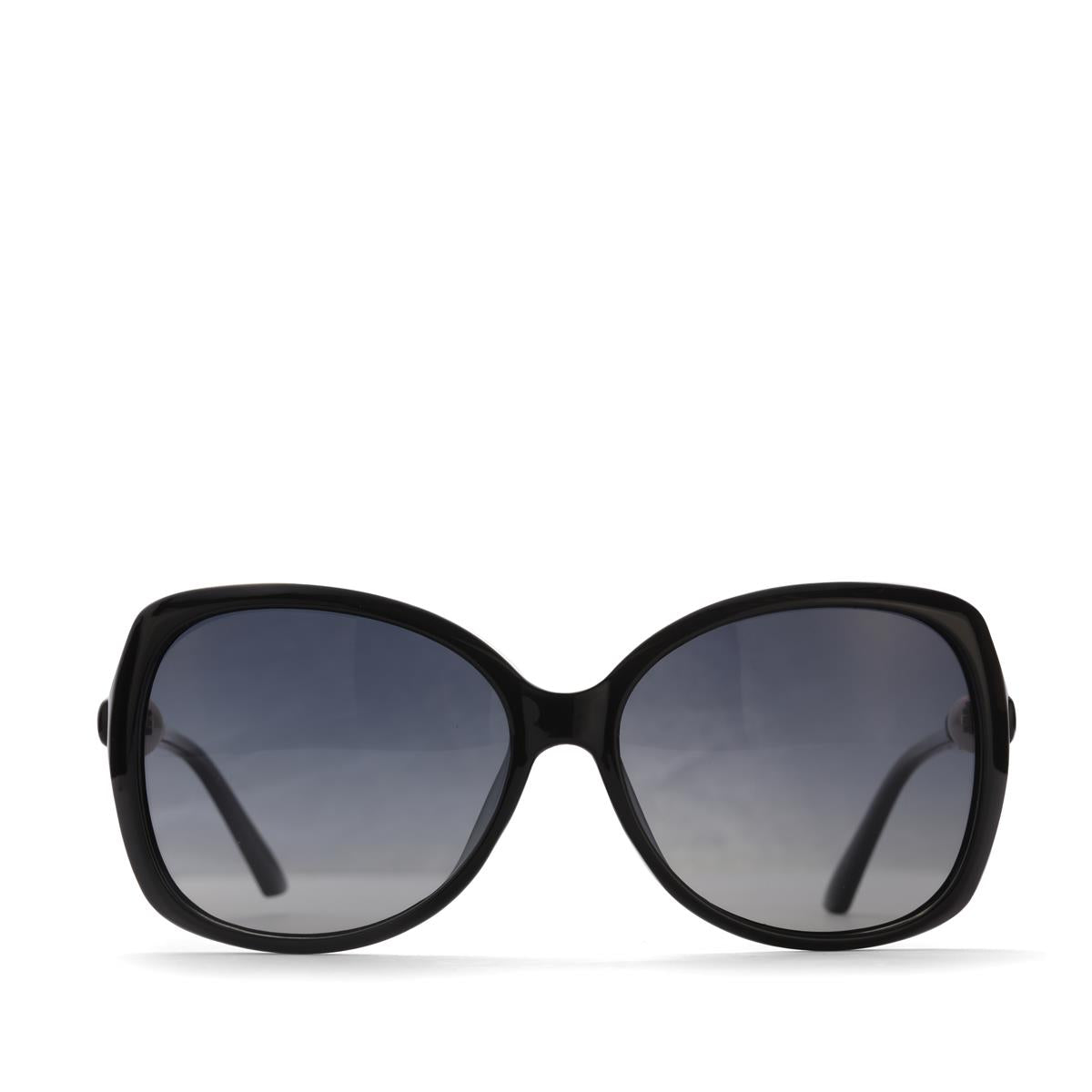 Gemporia: Black Framed Polarised/UV400 Sunglasses with Black Obsidian and Freshwater Pearl ATGW 5.04cts 1 