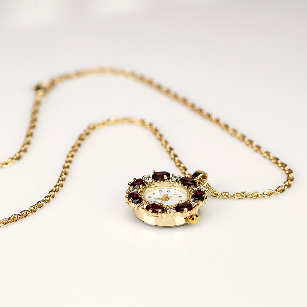 aus goldplattierter Legierung mit weißem Emporia® Kristall