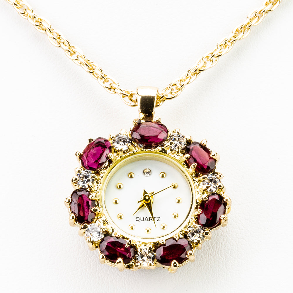 aus goldplattierter Legierung mit weißem Emporia® Kristall